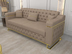 Cream 3 Seater