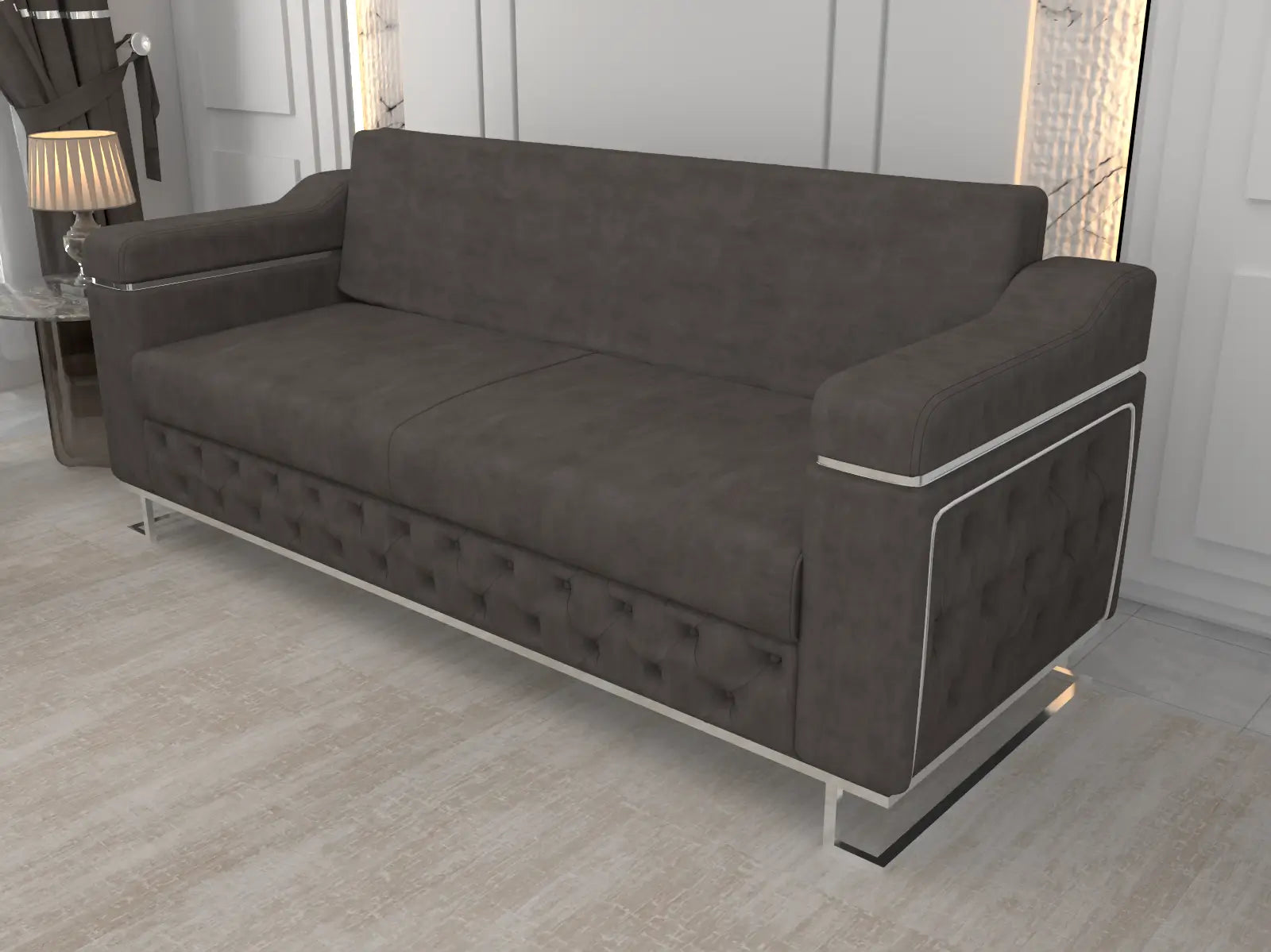 Dark Gray 3 Seater