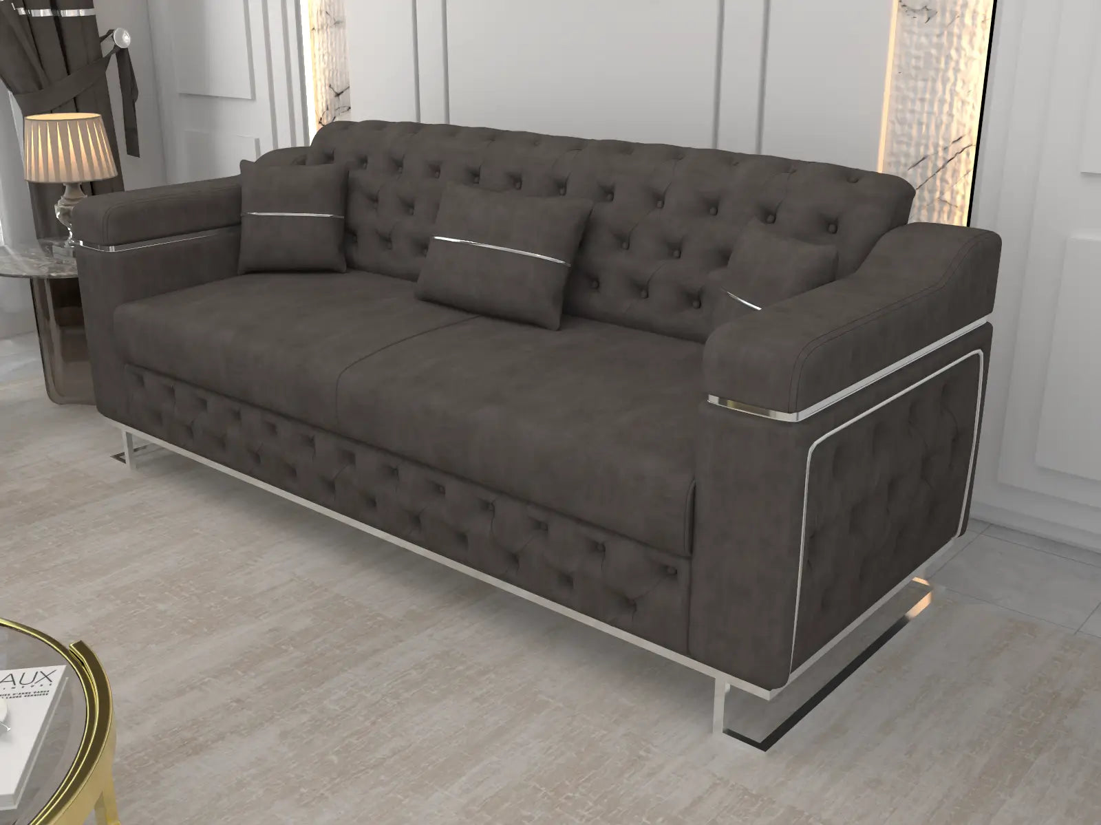Dark Gray 3 Seater