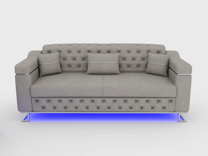 Gray 3 Seater