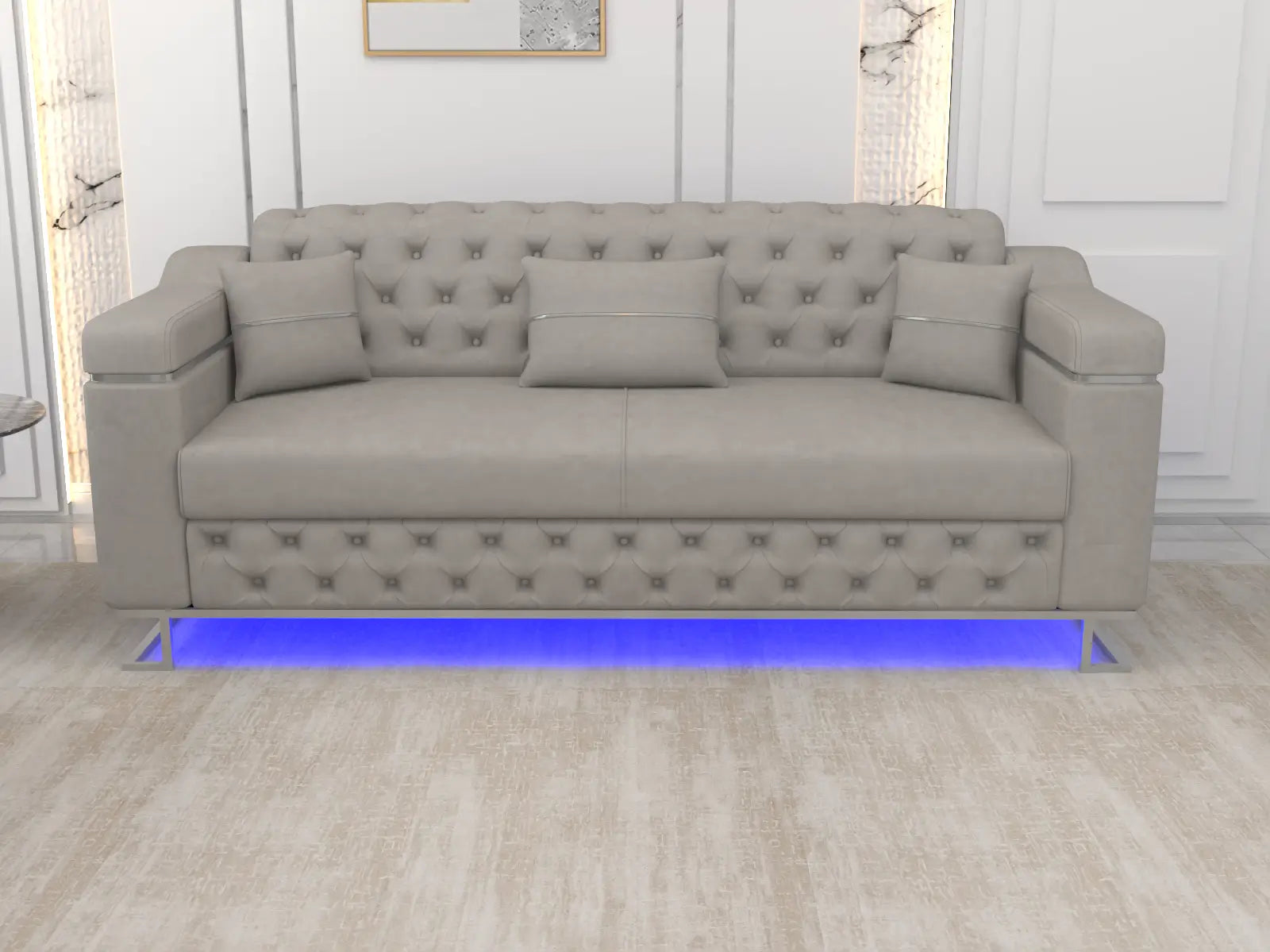 Gray 3 Seater