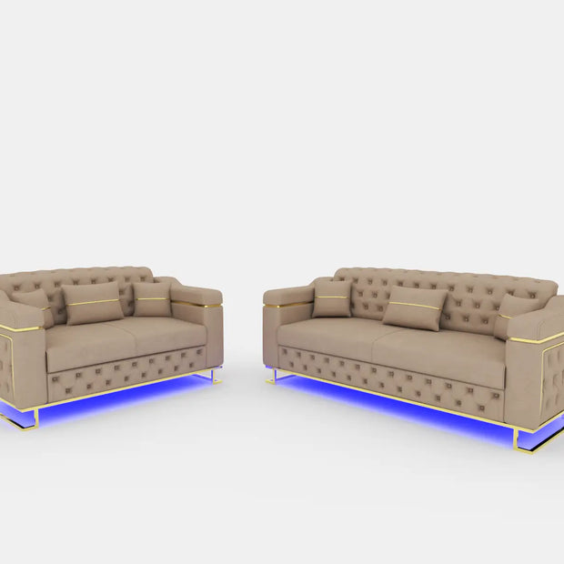 Cream 3+2 Seater