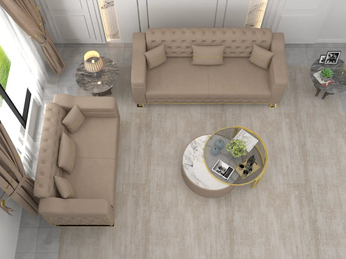 Cream 3+2 Seater