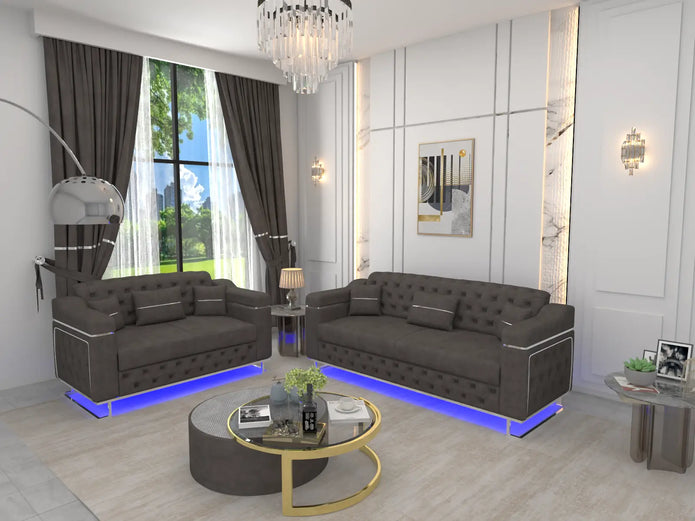 Dark Gray 3+2 Seater