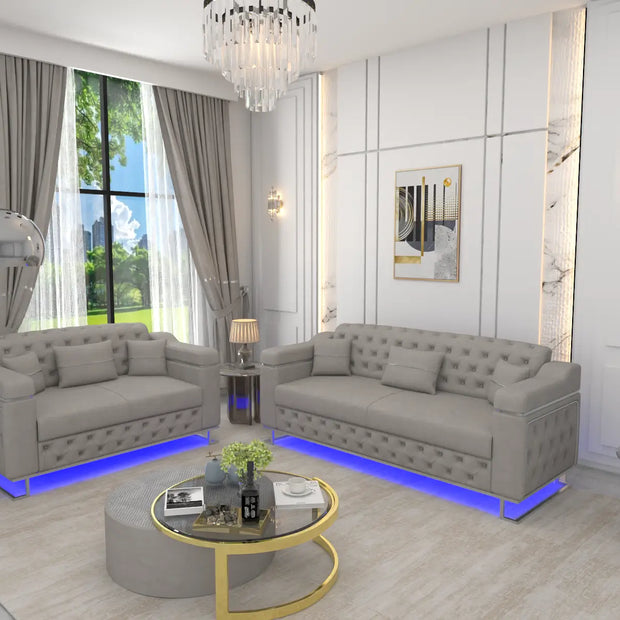 Gray 3+2 Seater