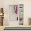 3 Doors High Gloss Wardrobe
