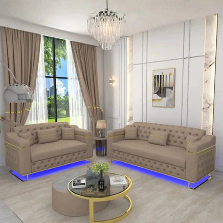 Cream 3+2 Seater