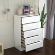 5 Tier High Gloss Chest of Drawers.