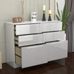 High Gloss 3+3 Chest of Drawers.