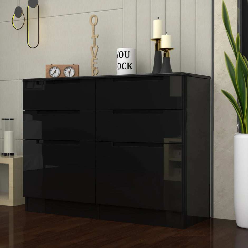 URBAN FURNISHING Modern 3+3 Chester Drawer