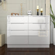 High Gloss 3+3 Chest of Drawers.