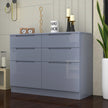 High Gloss 3+3 Chest of Drawers.
