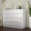 High Gloss 3+3 Chest of Drawers.