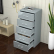 5 Tier High Gloss Chest of Drawers with Handles.