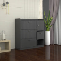Dublin 3 Tier Shoe Cabinet
