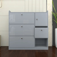 Dublin 3 Tier Shoe Cabinet