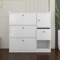Dublin 3 Tier Shoe Cabinet