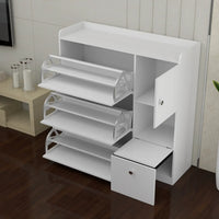 Dublin 3 Tier Shoe Cabinet