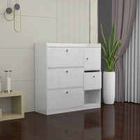 Dublin 3 Tier Shoe Cabinet