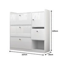 Dublin 3 Tier Shoe Cabinet