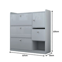 Dublin 3 Tier Shoe Cabinet