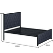 German Metal Bed | COLOR: Black | SIZE: Single, Small/Double, Double, King 