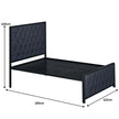 German Metal Bed | COLOR: Black | SIZE: Single, Small/Double, Double, King 