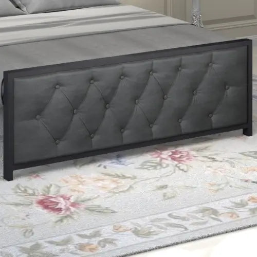 German Metal Bed | COLOR: Gray | SIZE: Single, Small/Double, Double, King 