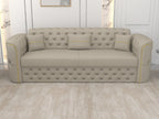 Cream 3 seater