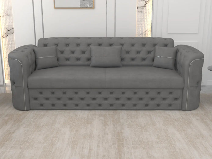 Gray 3 seater