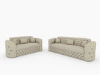 Cream 3+2 seater