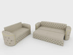Cream 3+2 seater