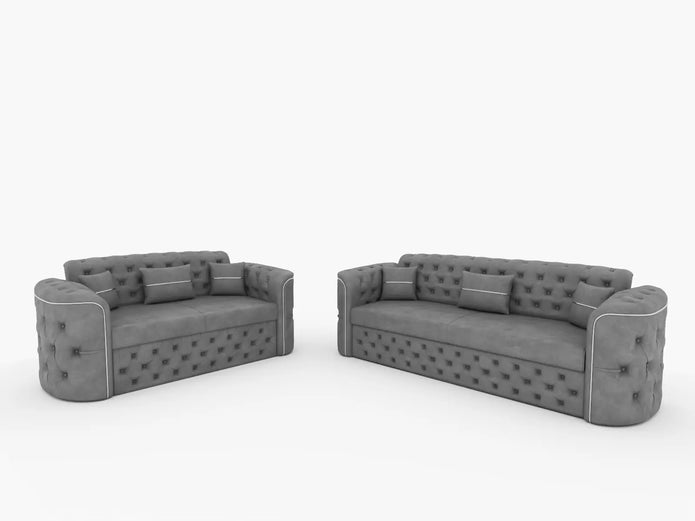 Gray 3+2 seater