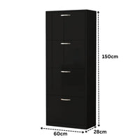 Lyon 4 Tier Shoe Cabinet
