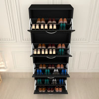 Lyon 4 Tier Shoe Cabinet