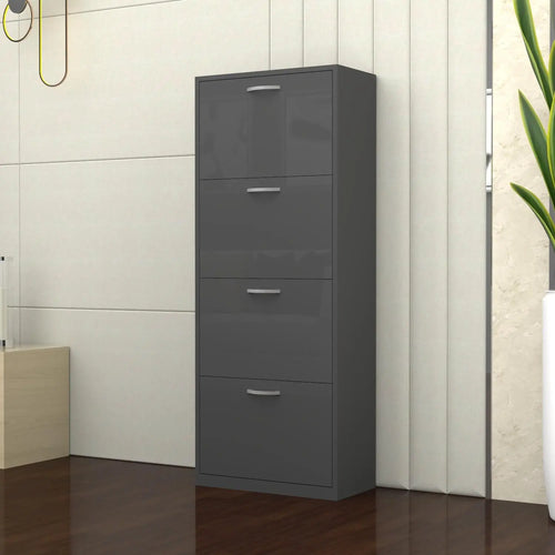 Lyon 4 Tier Shoe Cabinet