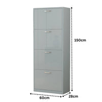 Lyon 4 Tier Shoe Cabinet