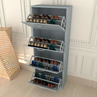 Lyon 4 Tier Shoe Cabinet