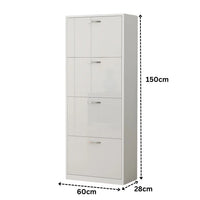 Lyon 4 Tier Shoe Cabinet