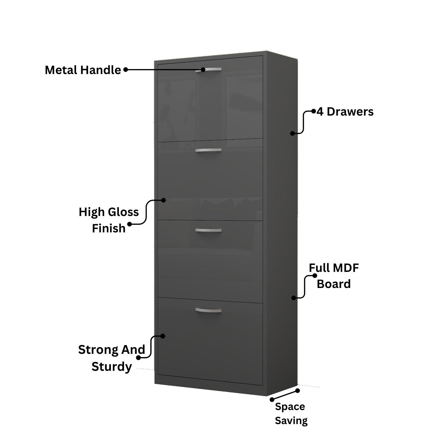 Lyon | 4 Tier | DarkGray