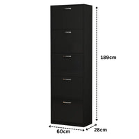 Lyon 5 Tier Shoe Cabinet