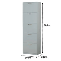 Lyon 5 Tier Shoe Cabinet