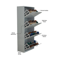 Lyon 4 Tier Shoe Cabinet