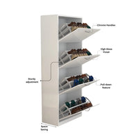 Lyon 4 Tier Shoe Cabinet