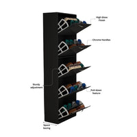 Lyon 5 Tier Shoe Cabinet