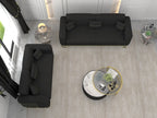 Black 3+2 Seater