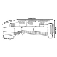Mayfair L-Shape Sofa Bed