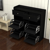 Miami 4 Tier Shoe Cabinet