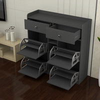 Miami 4 Tier Shoe Cabinet