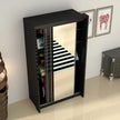Porto 2 Doors Wardrobe | COLOR: Black | SIZE: 125cm